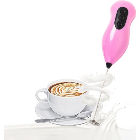 Batteur Électrique Portatif - Acier Inoxydable 304 - Pour Café, Crème Chantilly, Protéines, Matcha - Sans Fil - 1 Pièce (1/5)
