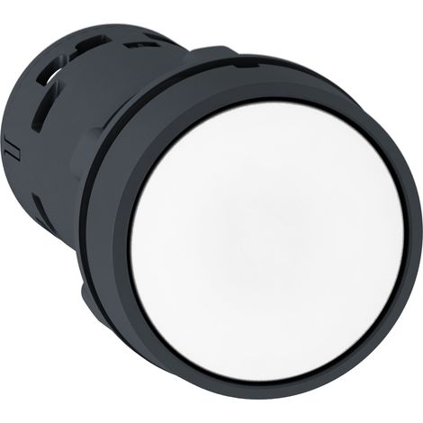Harmony bouton-poussoir affleurant diam. 22 blanc 1F SCHNEIDER XB7NA11