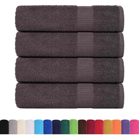 Serviettes de douche FROGN 4 pcs anthracite 70x140 cm 360 g/m² (1/5)