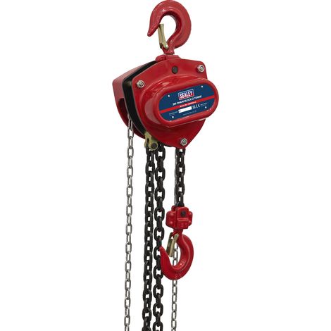 Sealey CB2000 3m Chain Block 2 Tonne