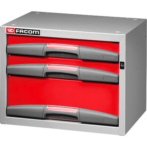 FACOM Regal klein tief 3 Schubladen fest (1/2)