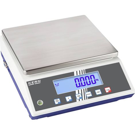 Kern Bilancia da tavolo FCB 12K1 Portata max. 12 kg Risoluzione 1 g via alimentatore a spina Argento (1/3)