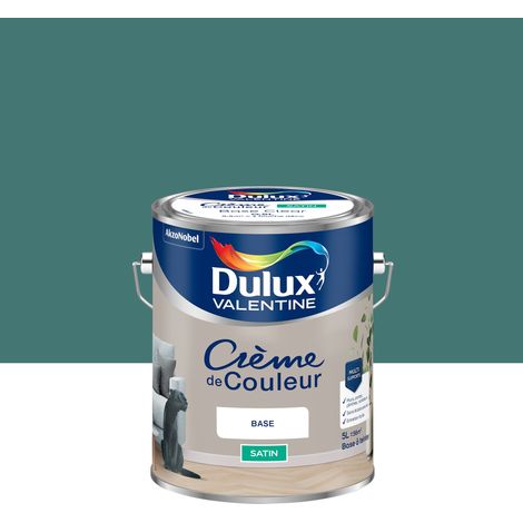 Peinture Crème De Couleur Satin Eucalyptus 5L - Dulux Valentine