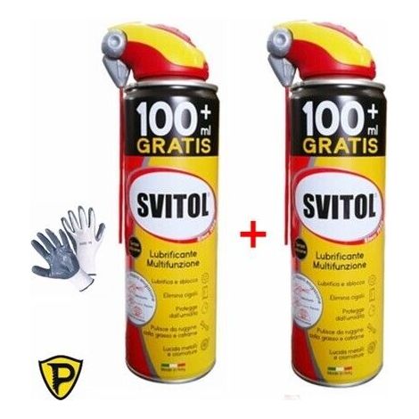 Svitol Arexons Professionale Lubrificante Spray Doppia Azione 100 ml – 2 pz + Guanti (1/5)