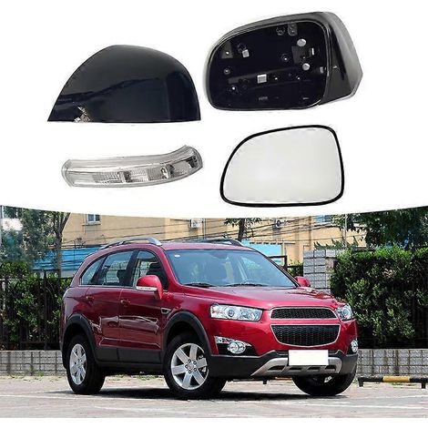 Passend für Chevrolet Capac Rückspiegelgehäuse (12-17), Rückspiegelabdeckung, Rückspiegelglas, Blinker links, Hauptspiegellampe (Fahrerseite).
