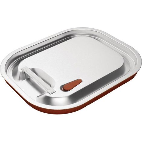 Couvercle Bac Gastro Inox et Silicone GN 1/2 - Vogue (1/4)