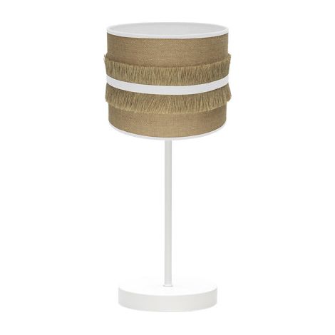 Sobremesa Natalia 1xe14 Blanco/saco-blanco 43x17x17 Cm (1/2)
