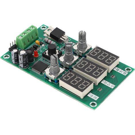 PWM-Modul-Drehzahlregler für Gleichstrommotoren (5–24 V), Frequenzumrichter, einstellbares Tastverhältnis, einstellbare Impulse, Leistungsdimmer (1/5)