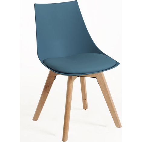Sillas Comedor - Silla Blok - Verde azulado