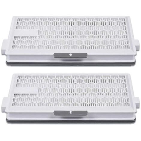 Filtre Aspirateur Air Clean Plus 50 pour Miele Complete C3 Powerline S8340 Filtre d'aspirateur, Air Clean SF-HA 50 pour Complete C2 C3 Compact C1 C2, lot de 2