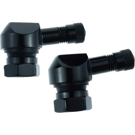 Lot de 2 Valves, Aluminium, 90 degrés, Étanches, Moto, Vélo(Q3 : Nouveaux produits pour le mois d'août) (1/5)