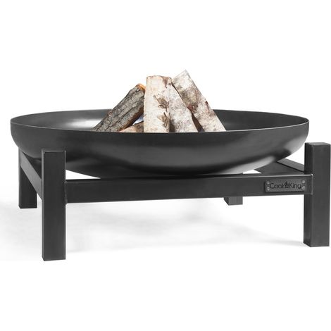 Panama Fire Bowl - Steel - L70 x W70 x H29 cm - Black