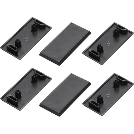 6Pcs Bouchon d'Extrémité de Profilé Aluminium Standard de l'UE (1/5)