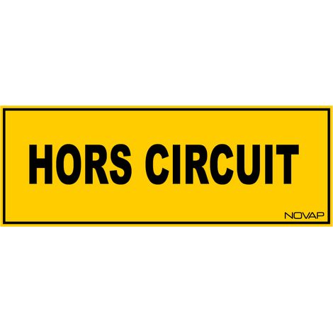 Panneau Hors circuit - Rigide 330x120mm - 4140636