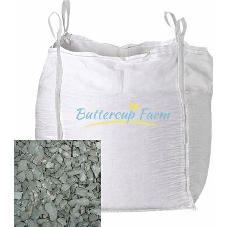 Green Slate 20mm - Decorative Stone - Aggregate Bulk Bag - 850 kilos