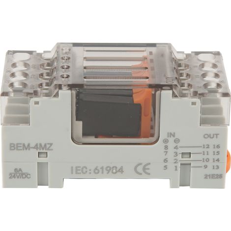 Module Relais 4 Voies Noir, Haute Conductivité et Sensibilité pour Câblage Économique et Fiable (1/5)