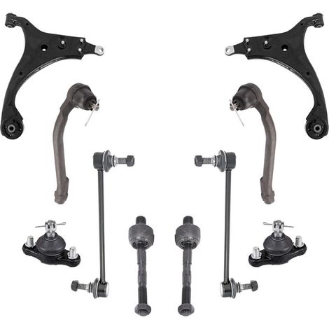 KIT BRACCIO OSCILLANTE 10 PEZZI COMPATIBILE CON KIA CEE'D Hatchback (ED) 1.6 CRDi 115 12 / Kit Sospensione Completo OE/OEM / Bracci Oscillanti + Testine Sterzo / Sostituzione Diretta OEM