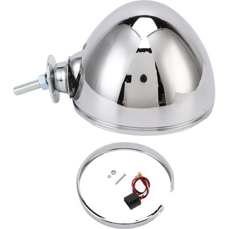 Support phare moto de étanche et antirouille, couleur argent, universel, compatible avec les phares
