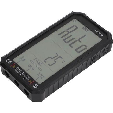 FS8233 Taschen-Digitalmultimeter, Spannungs- und Strommesser, großes LCD-Display, Widerstands- und Kapazitätsmessung, tragbares Gerät (1/5)