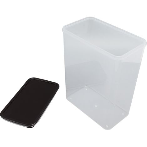 Boîte de conservation alimentaire transparente et hermétique pour grains de café, céréales, riz, noix, L 1000 ml (1/5)