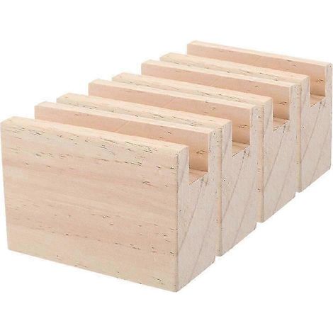 Rehausseur de cadre de lit, rehausseur de meubles en bois, ensemble de pieds de canapé et de table 4 pièces (1/5)