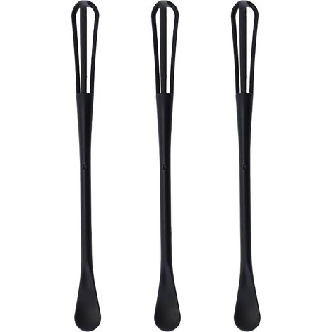 2-in-1 einfacher manueller Schneebesen, 3-teilig, PP-Kunststoff, ideal zum Kochen, Mischen, Schlagen von Eiern und Rühren.