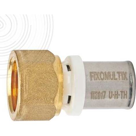 Ayor – Raccord multicouche femelle 15/21 – Tube Ø16 – Joints toriques EPDM – Système anti-fuite – Pression max 20 bars