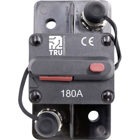 TRU COMPONENTS  TC-13596608 Sicherungsautomat 180 A Schwarz 1 St.