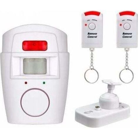 Alarma de puerta con control remoto, alarma de piscina, alarma de ventana, sirena infrarroja de 105 dB para seguridad del hogar. (1/5)