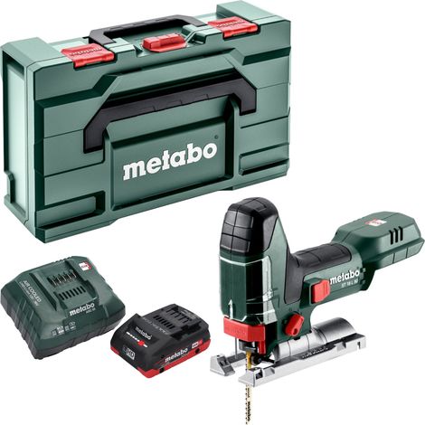 Metabo ST 18 L 90 sierra de calar sin cable 18 V 90 mm + 1x batería LiHD 4,0 Ah + cargador + metabox (1/5)
