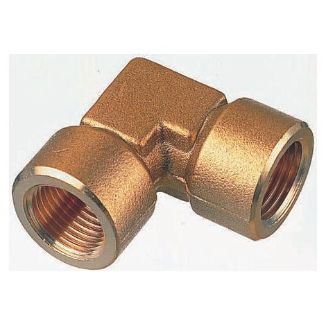 Coude Laiton 90° Legris G Femelle 3/8pouce - Femelle 3/8pouce ( Prix pour Paquet de 5 )