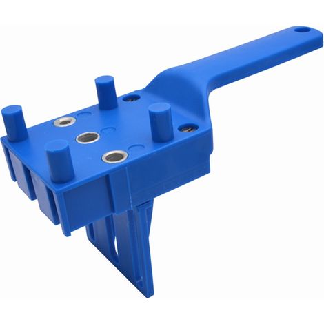 Taladro portátil azul para carpintería