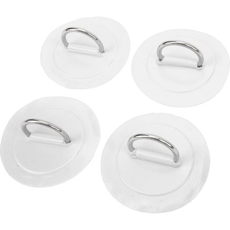 Schutzflicken für Schlauchboote aus PVC, robustem Edelstahl für den Marinebereich, mit fester Schnalle (weiß) (1/5)