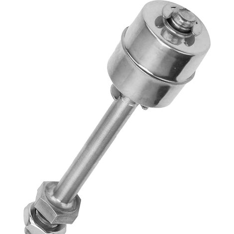 Interrupteur à Flotteur en Acier Inoxydable 75mm 220v pour réservoir de Pompe à Eau Piscine de Jardin étang capteur de Niveau d'eau Liquide (1/5)