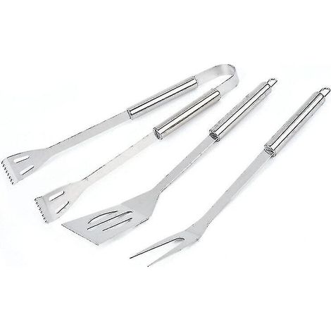 Ensemble d'outils Weber, noir, haut de gamme, acier inoxydable, 3 pièces (1/4)