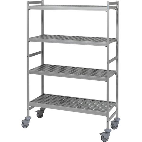 Rayonnage Mobile FERMOSTOCK 4 Niveaux 6611 - Profondeur 360 mm - Fermod (1/2)