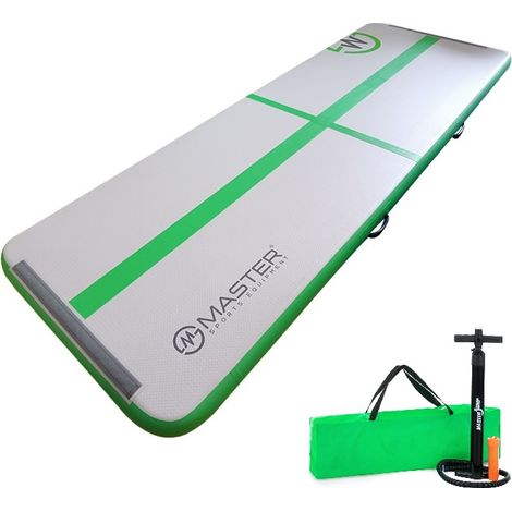 Pista acrobática Airtrack Master 300 x 100 x 10 cm - Verde (1/3)