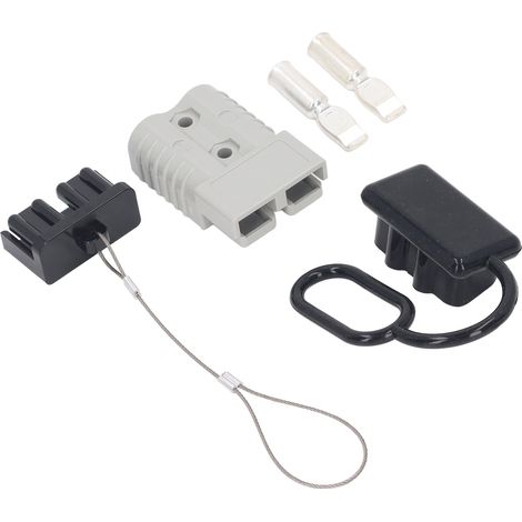 Connecteur de batterie 175 A 600 V à connexion rapide, modulaire, avec couvercle de protection en silicone (1/5)