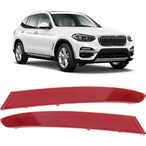 Heckstoßstangenreflektoren (links und rechts) passend für BMW X3 (2018–2021). Kontakt: +63 147 419 928, +63 147 419 927 (1/5)