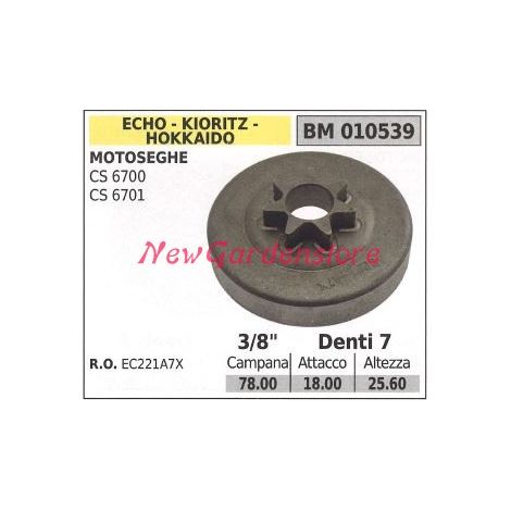 Pignone ECHO motore motosega CS 6700 6701 3/8' denti 7 010539