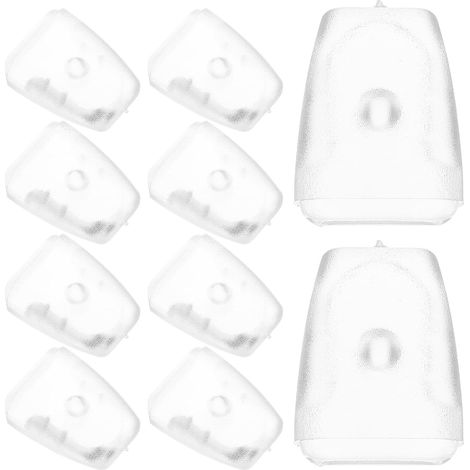 Lot de 20 patins pieds transparents en PVC pour évier, plats paniers (1/5)