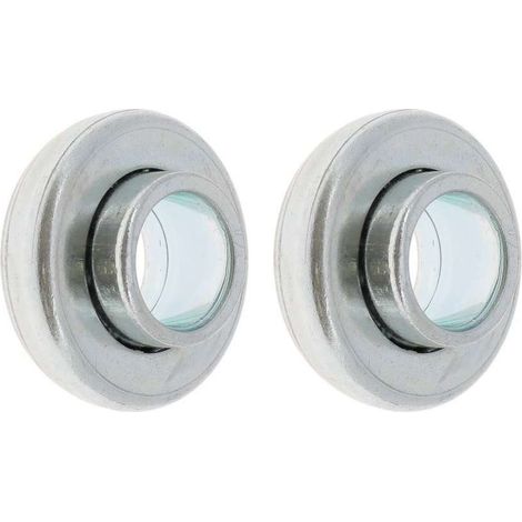 2x Roulement à billes de volet roulant avec épaulement Ø extérieur 28mm Ø intérieur 12mm en acier Standard Fenêtre Store Ouverture Fermeture Caisson Treuil (1/2)
