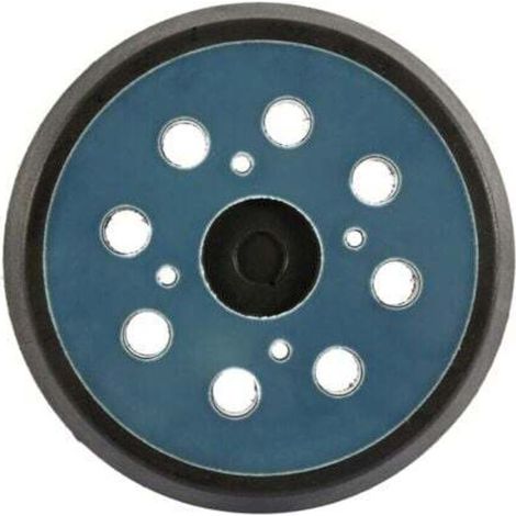 Tampon abrasif orbital 125 mm, 8 trous, fixation velcro – pour ponceuse aléatoire haute vitesse – lot de 1 (1/5)