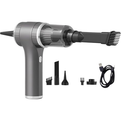 Aspirateur de voiture portable, aspirateur portatif 9000Pa, souffleur d'air, pour la maison, le bureau, les animaux de compagnie, l'intérieur, les tapis, les meubles, le sol, le bureau, Ke[YJD] (1/5)