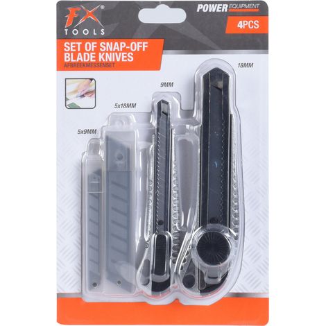 SET 2 CUTTER IN ALLUMINIO CON LAME DI RICAMBIO INC