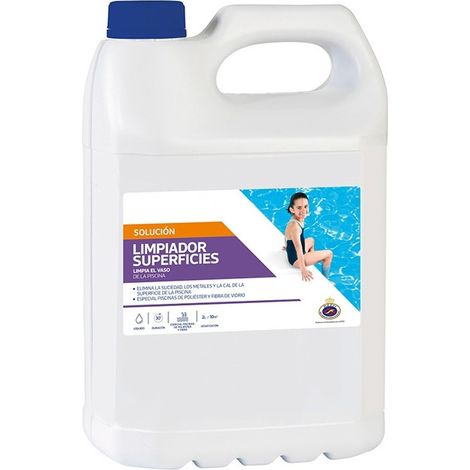 Reiniger für Pooloberflächen aus Polyester und Fasern, 5 Liter.