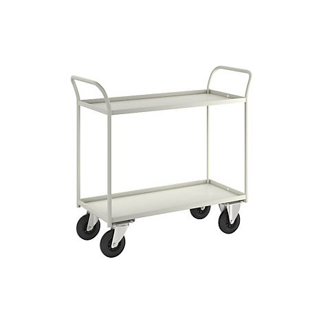 Kongamek Carrello di servizio KM41 2 ripiani con alzatina (1/2)