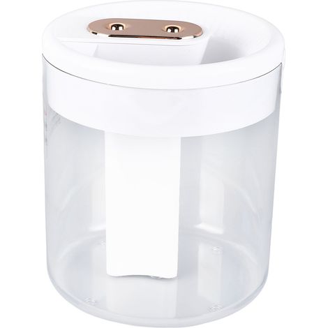 Humidificateur 2L Blanc Grande Capacité Double Buse Brume Silencieux USB Veilleuse Vaporisateur d'air (1/5)