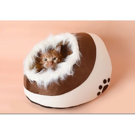 Beige/Brun 41 × 36 × 26 Cm Pour Chat (1/3)