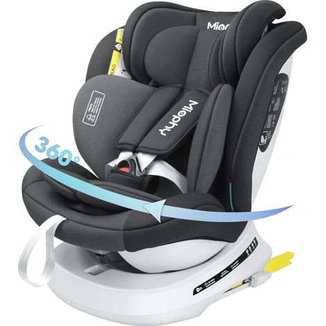 Siège Auto Isofix 360° Pivotant Groupe 0+1/2/3, de la naissance à 12 ans, 40-150 cm (1/5)